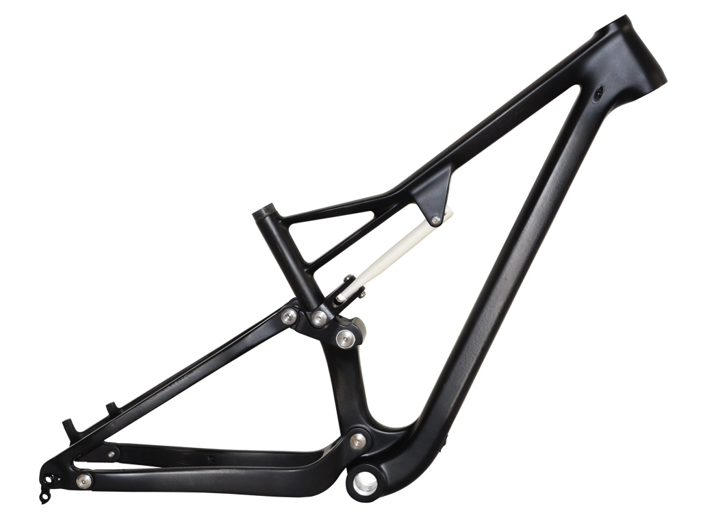 29er koolstofvezel full suspension mountainbike frame voor XC