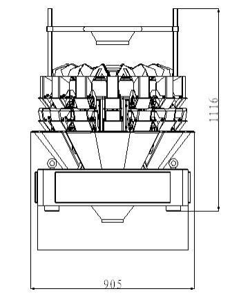 Multihead weegmachine