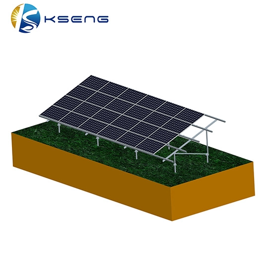 N-vormig montagebeugelsysteem op zonne-energie