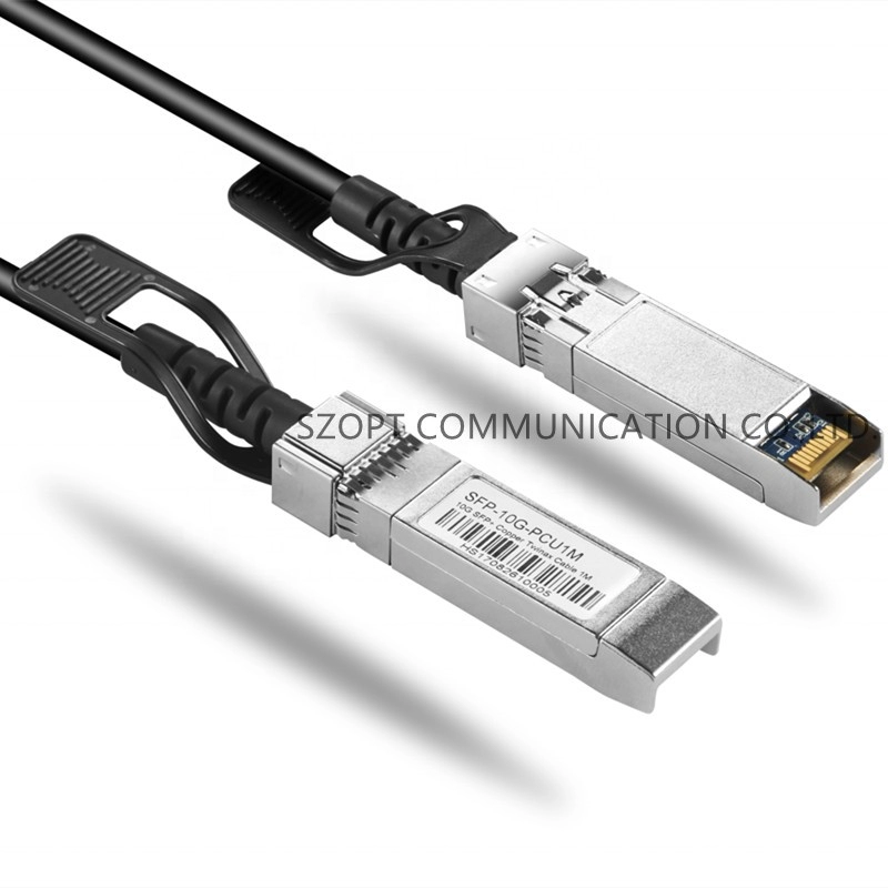 Hoge snelheid DAC-patchkabel 1G SFP 10G SFP+ passieve directe koperen kabel:
