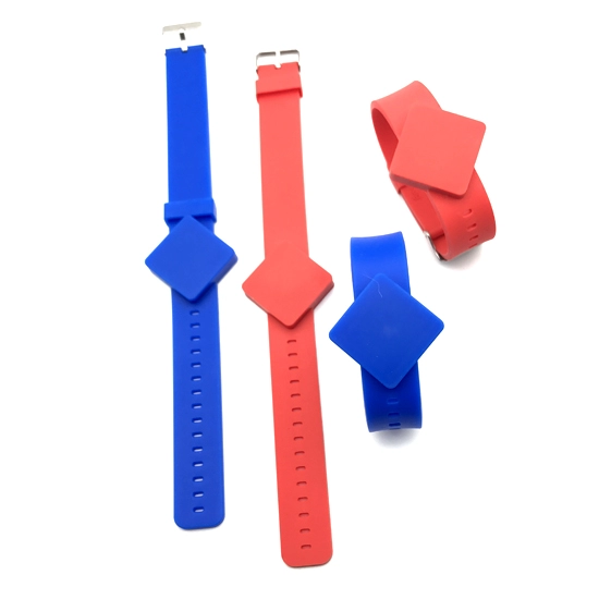 Horlogestijl Verstelbare RFID Proximity siliconen polsband