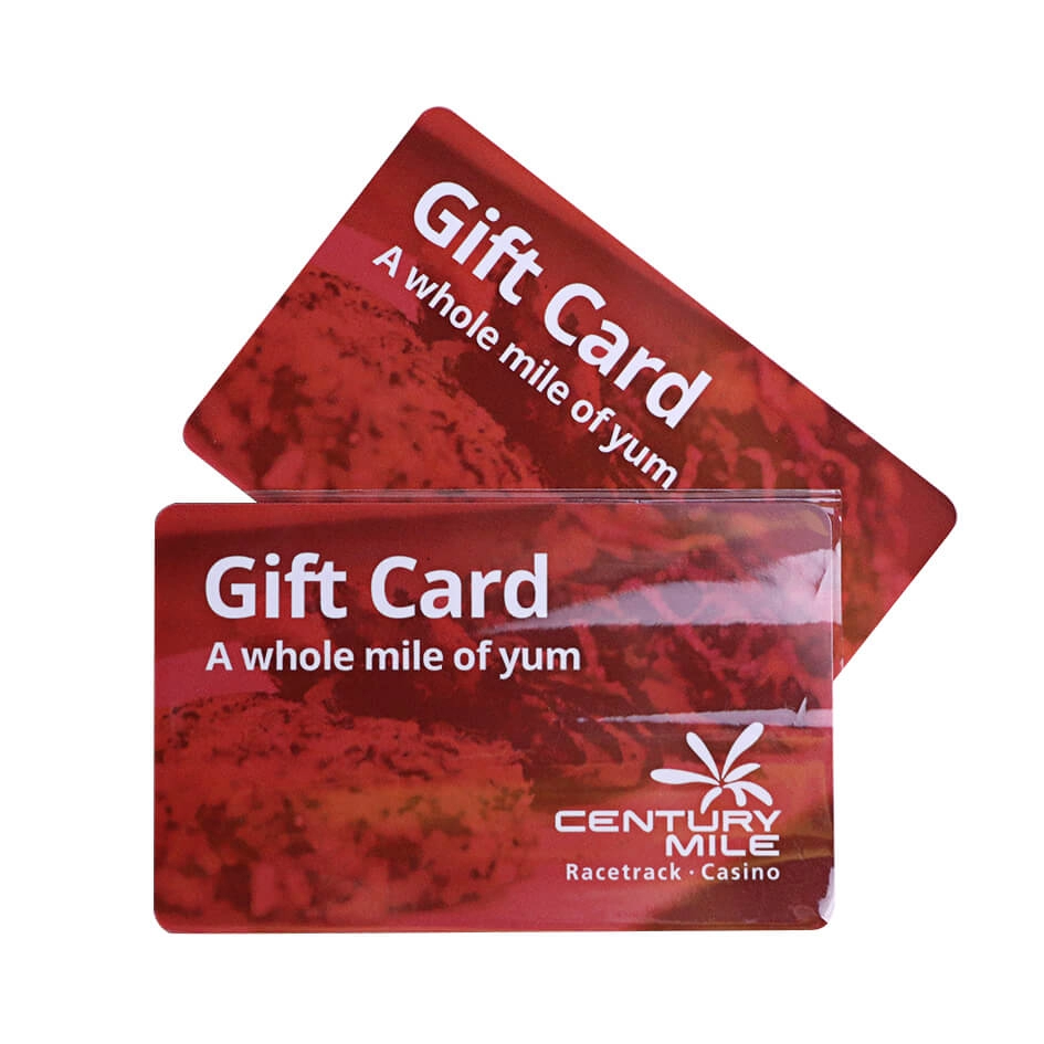 PVC-creditcardformaat CMYK-cadeaubonnen voor offsetdruk