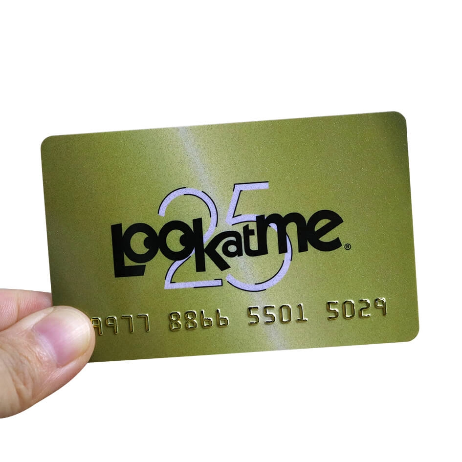 Creditcardformaat Plastic PVC Promotie Coupon Kortingskaart met reliëfnummering
