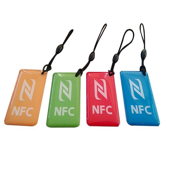 NFC-vormige epoxykristaltag