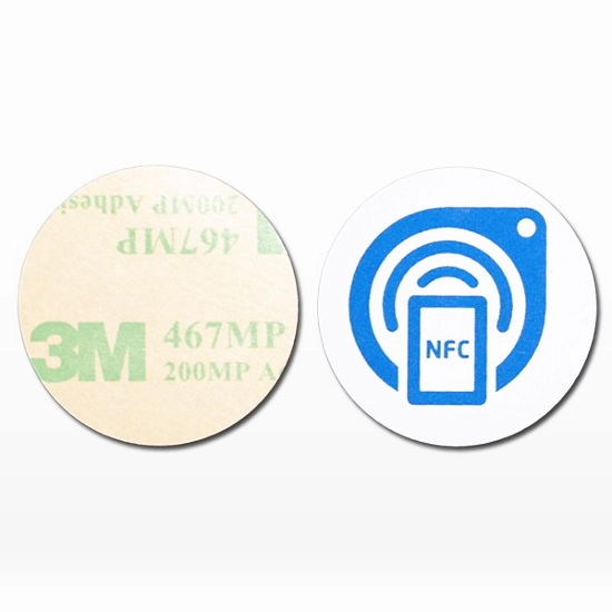 NFC-tag papieren sticker voor telefoon