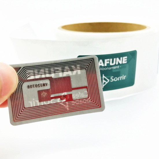 ICODE SLIX RFID-bibliotheeklabel met 3M zelfklevende sticker