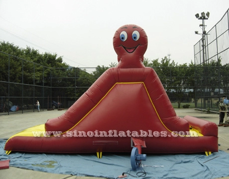 Indoor kleine octopus kinderen opblaasbare glijbaan gemaakt van loodvrij pvc zeildoek voor feesten