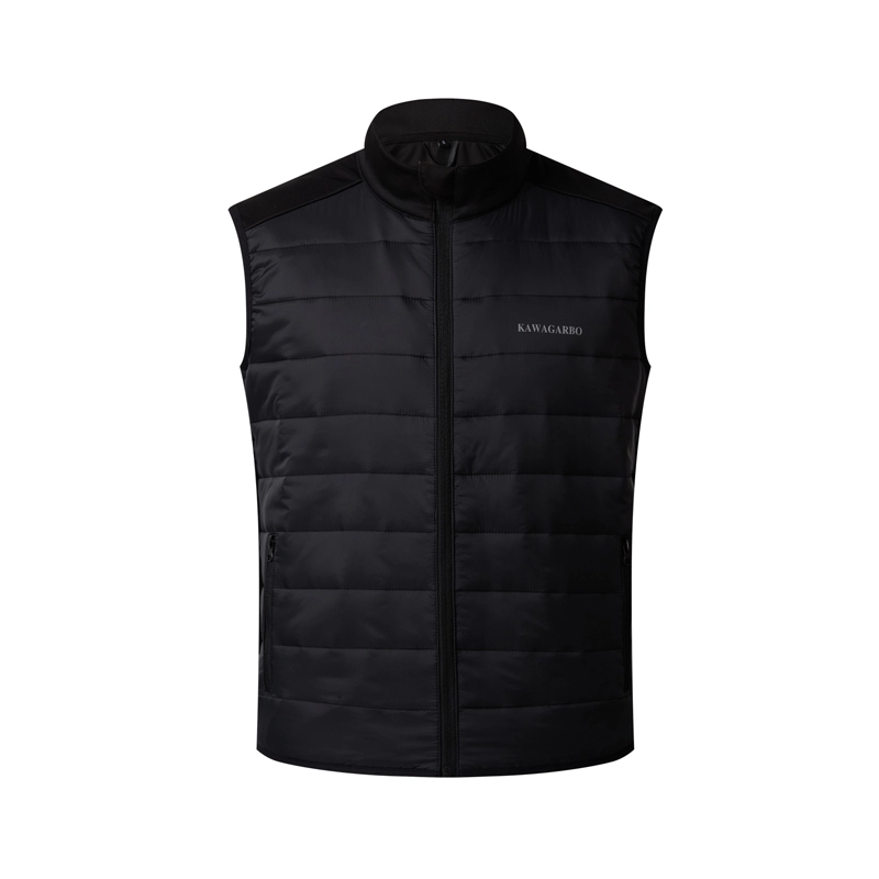 Heren lichtgewicht puffer golfvest warm softshell winddicht outdoor mouwloos jack voor wandelen hardlopen fietsen zeilen