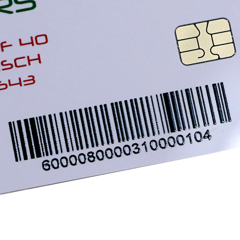 Aangepaste ISO7816 AT24c16 contact-IC-kaarten met streepjescode