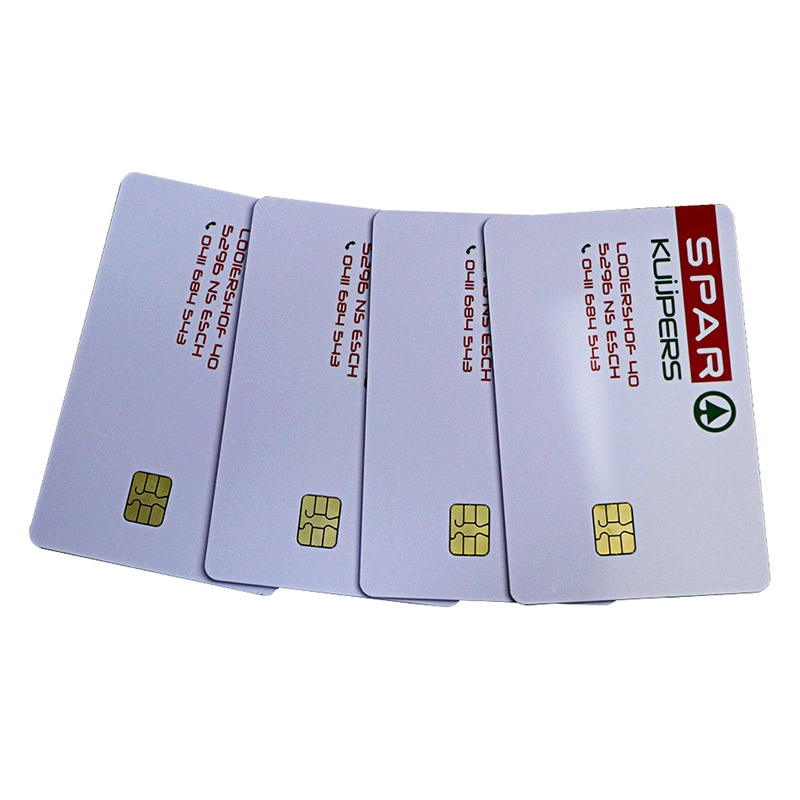 Aangepaste ISO7816 AT24c16 contact-IC-kaarten met streepjescode