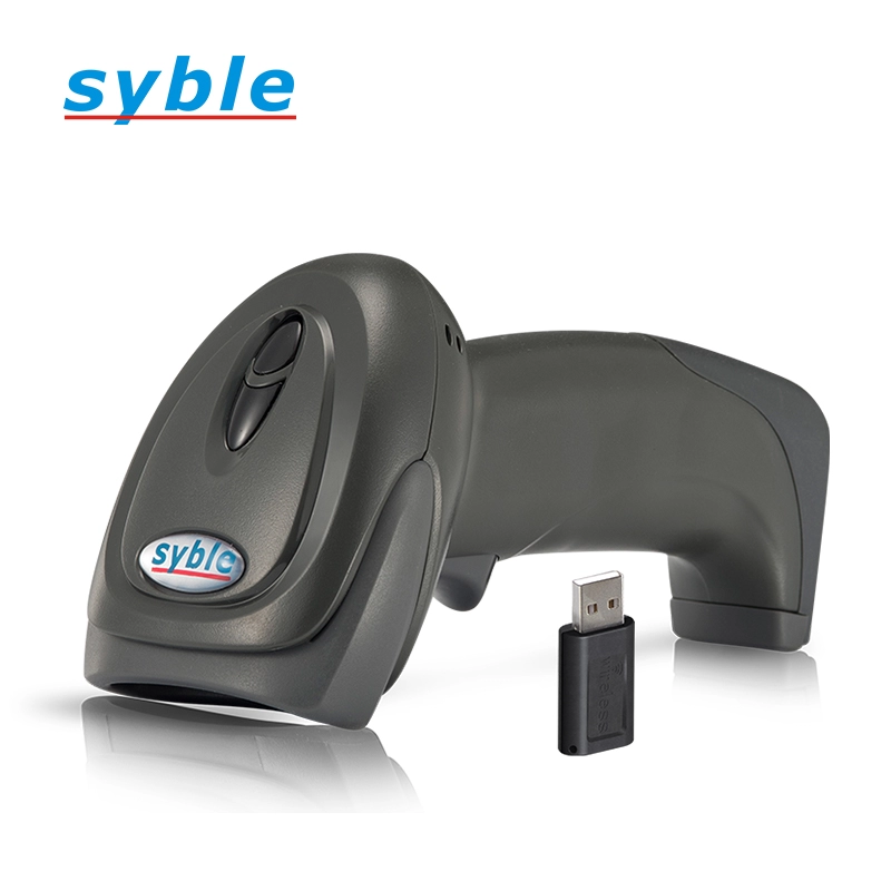 Lange afstand QR-codelezer USB Bluetooth 2D draadloze draadloze barcodescanner met USB-ontvanger