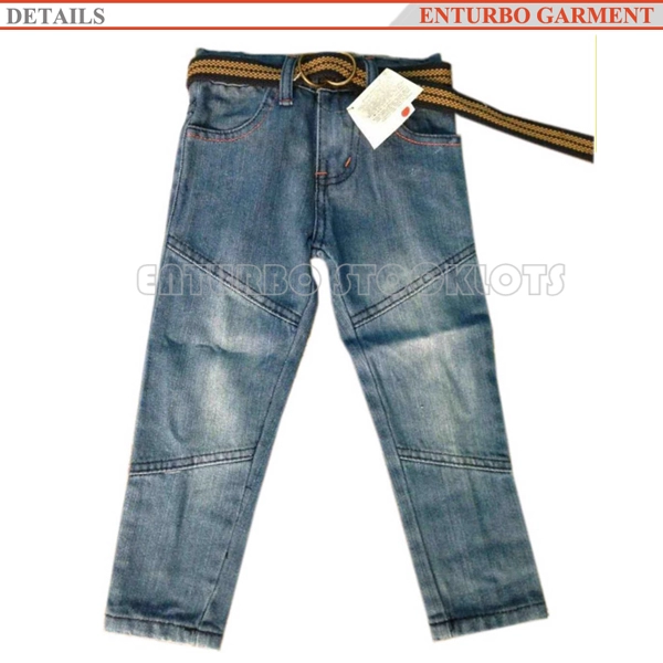 Jeans voor kleine jongens met riem