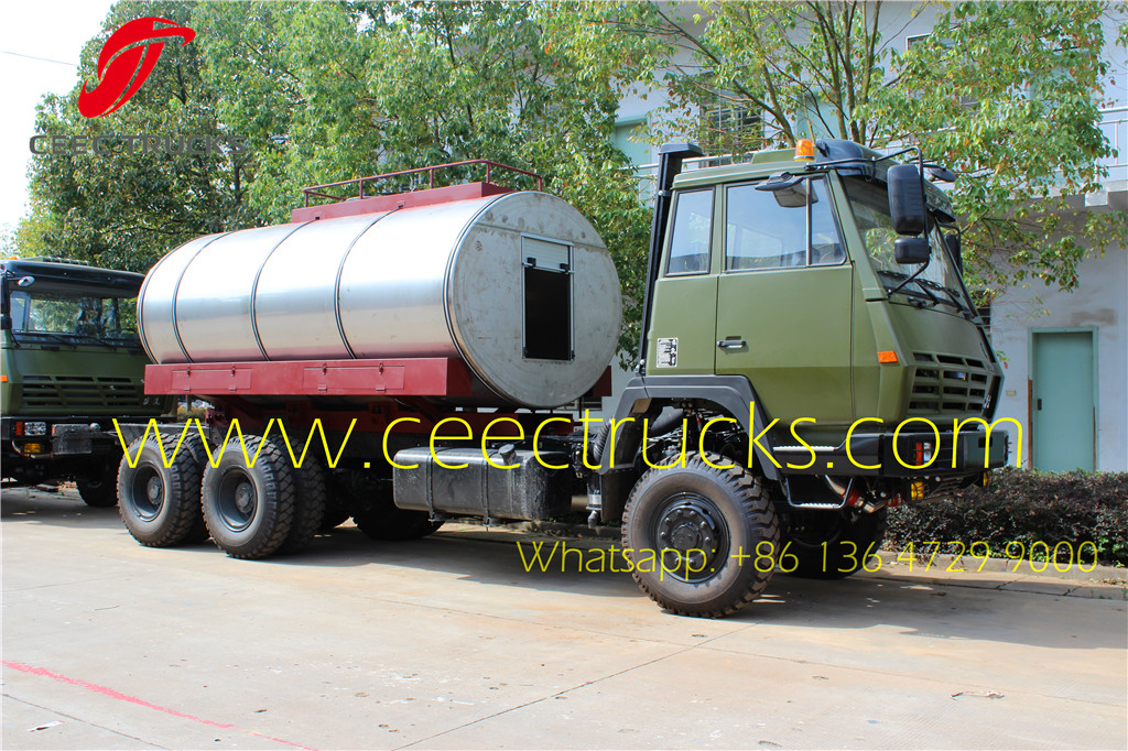 SHACMAN military fuel tanker trucks manufacturer