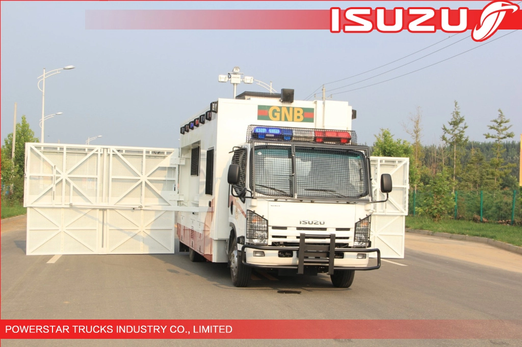 Isuzu Police Workshop Truck met bewaker voor noodgevallen