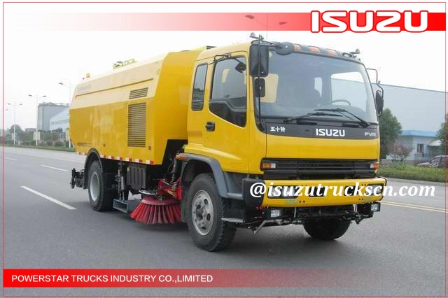 Isuzu Truck Heavy Duty Airport Vacuüm Veegwagen voor Filippijnen