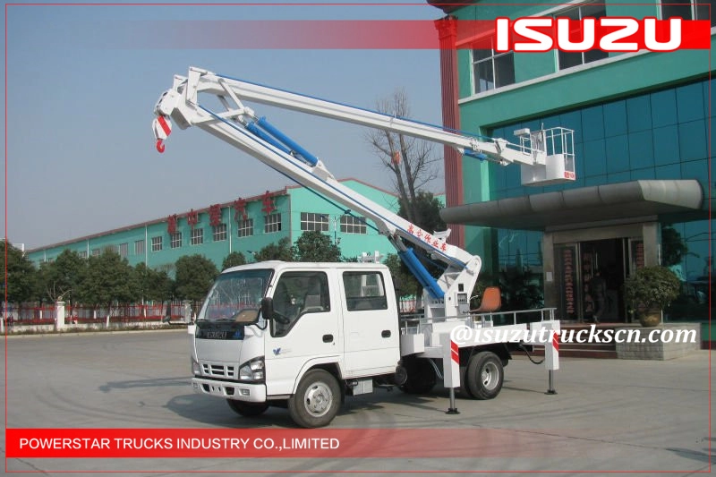 14m Telescopische Emmer Truck Isuzu Man Lifting Equipment