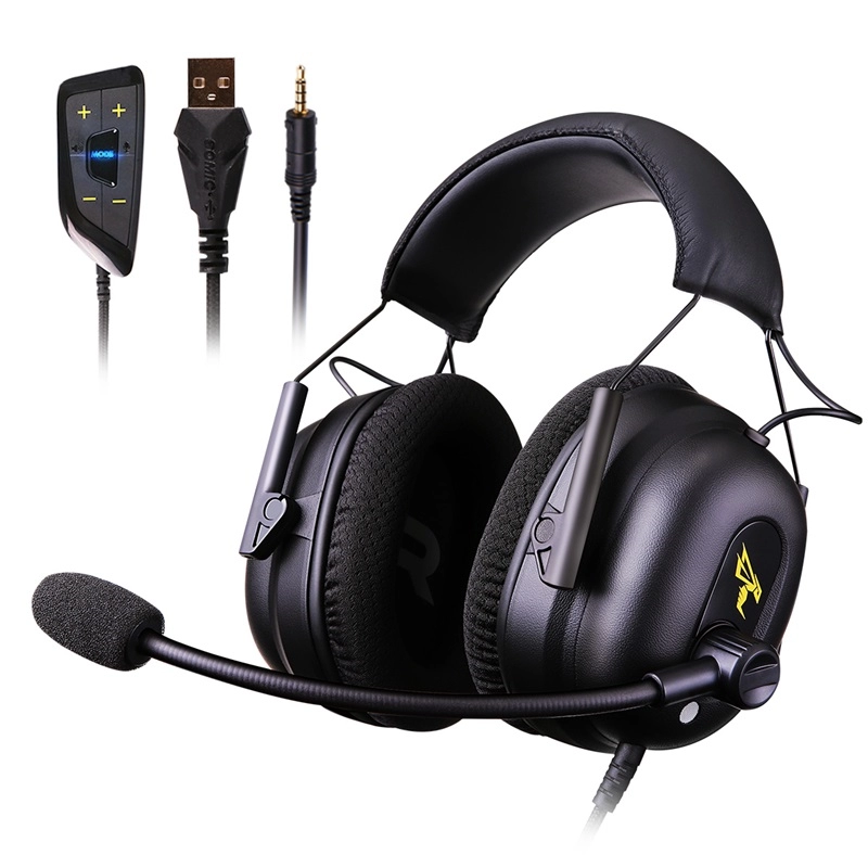 Somic G936N Driver Gratis 7.1 Surround Sound 3,5 mm USB-compatibele gamingheadset voor Playstation 5/4 computer