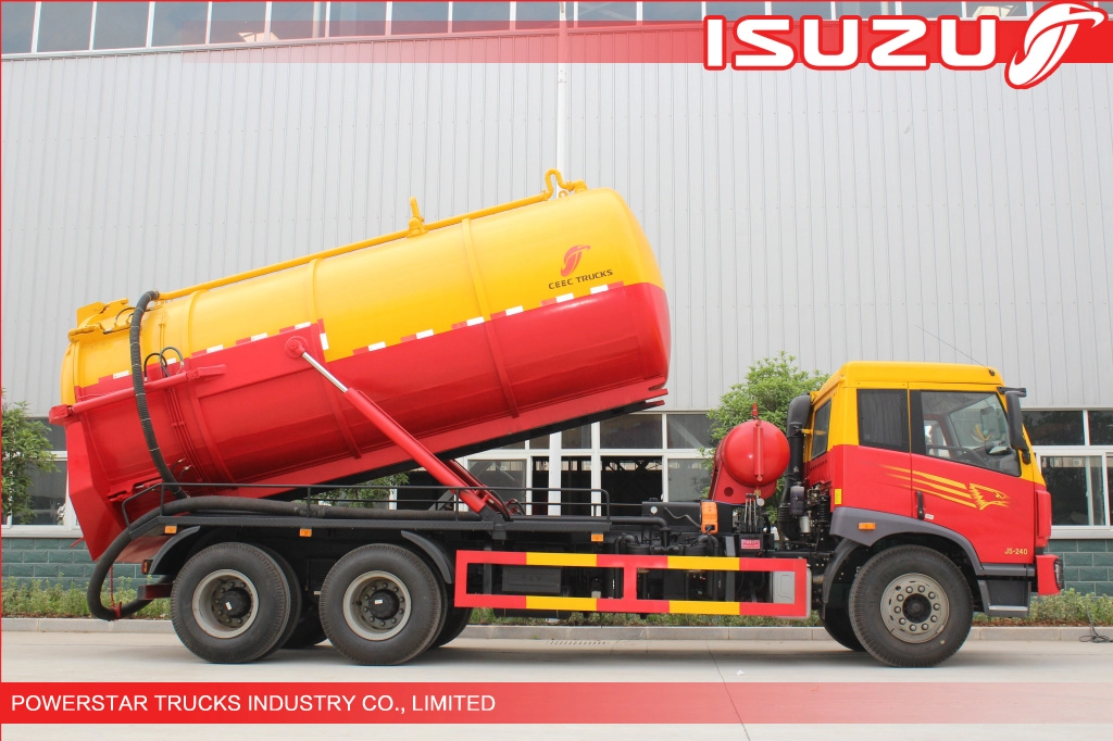 18.000 liter Congo Heavy-duty vacuümladervoertuig Isuzu