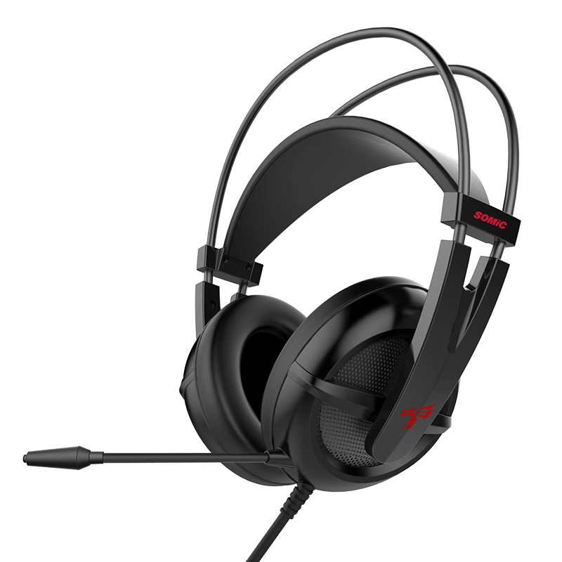 SOMIC G238 zwarte gaming headset custom logo headsets gaming voor pc Xbox ps4