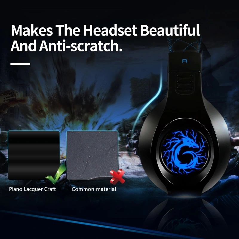SENICC G9 PRO gaming headset bedrade oortelefoon gamer hoofdtelefoon met microfoon voor ps4 in het oog springende led-verlichting gaming stereo headset
