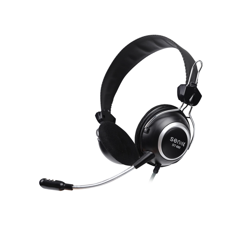 SENICC ST-818 stereo pc-headset met microfoon