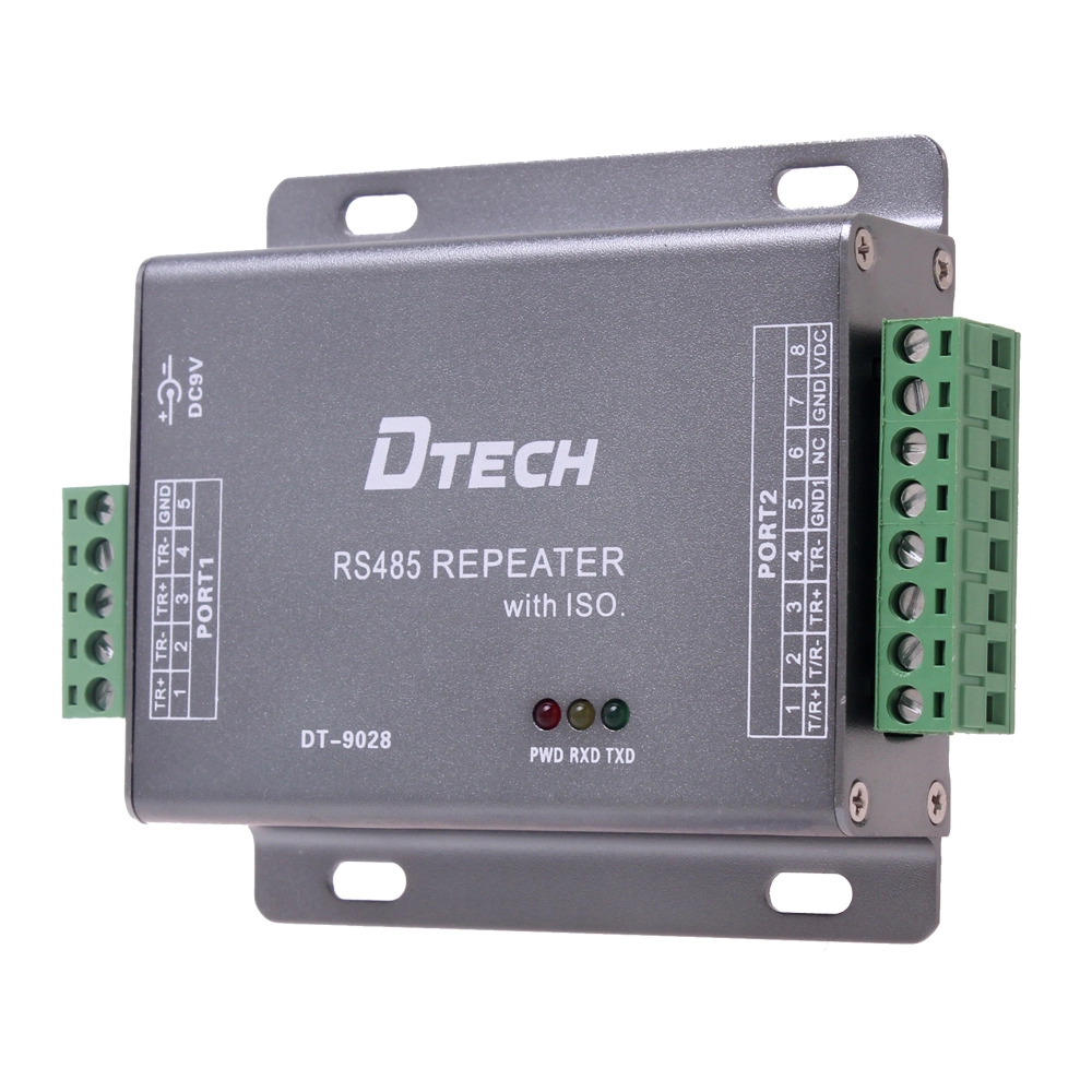 DT-9028 Bliksembeveiliging van industriële kwaliteit RS232 naar RS485 RS422-interfaceconverter