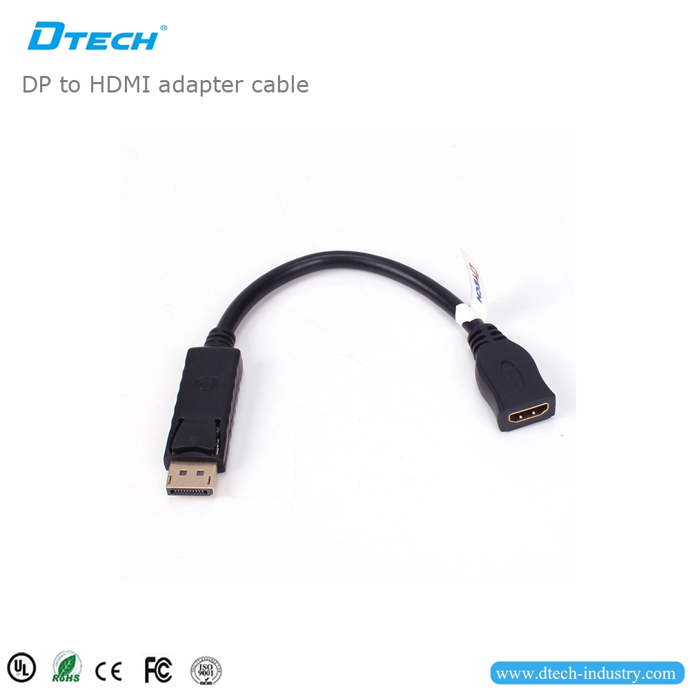 DTECH DT-6505 DP naar HDMI-kabel