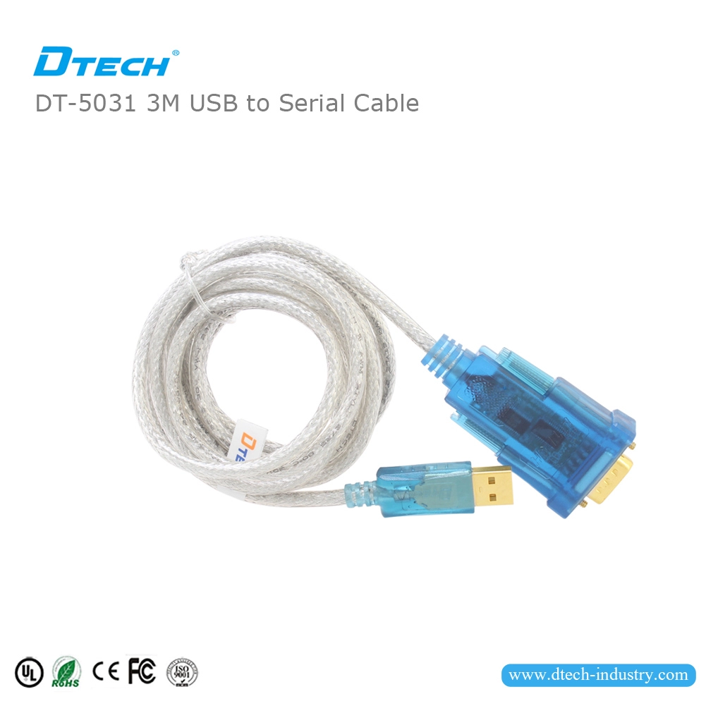 DTECH DT-5031 USB 2.0 naar RS232-kabel FTDI-chip