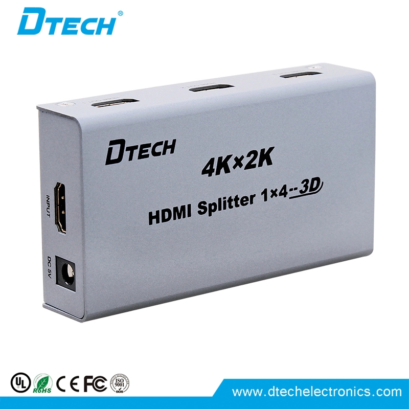 DTECH DT-7144 4K 1 NAAR 4 HDMI-SPLITTER