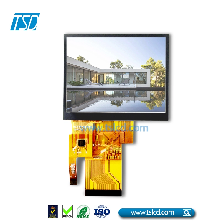 6H kijkhoek 3,5 inch QVGA TFT LCD met 54-pins RGB-interface