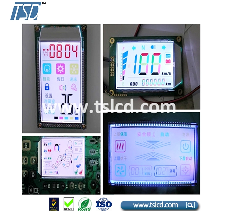 FSTN positief aangepast LCD-glaspaneel voor machine: