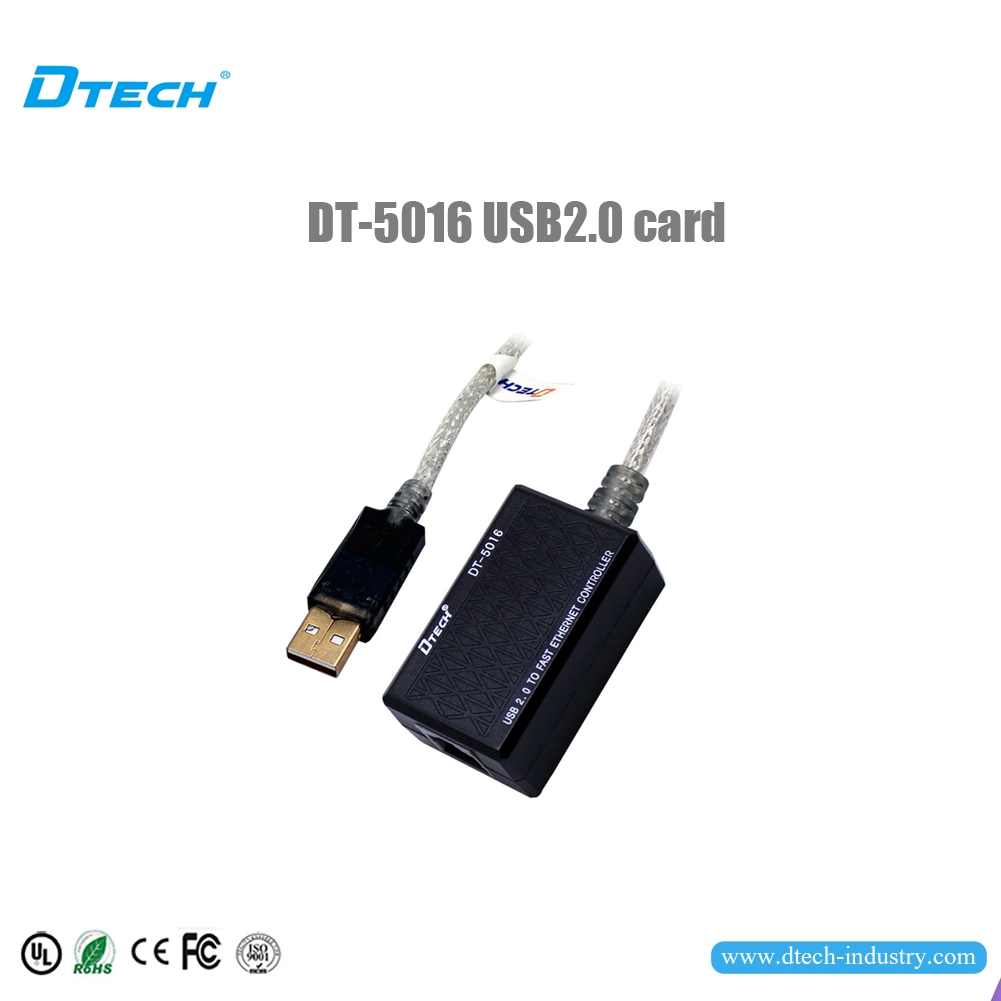 DTECH DT-5016 USB 2.0 naar Fast Ethernet-controller