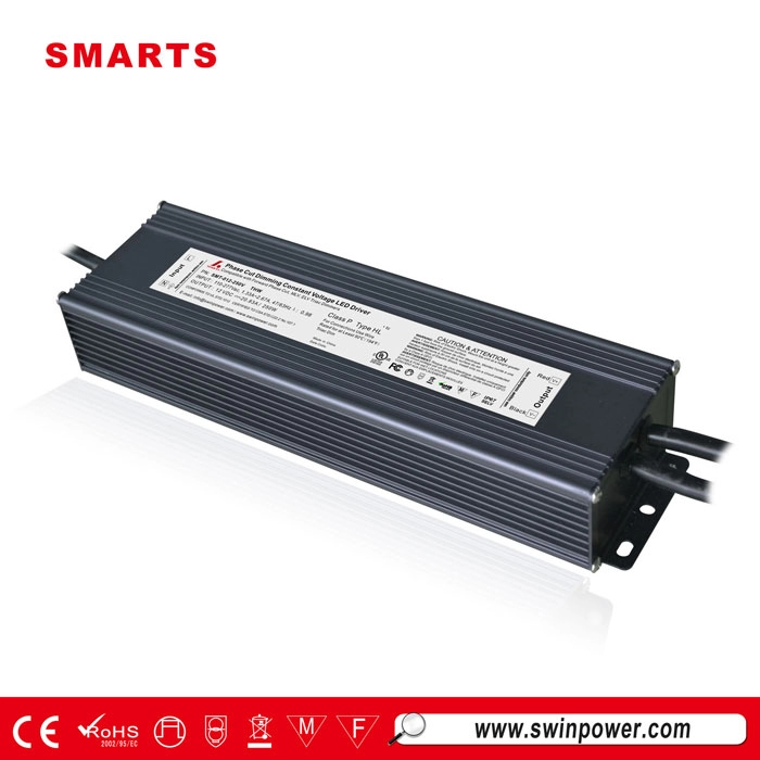 Hoge input 110-277VAC 250W triac dimbare constante spanning LED voeding