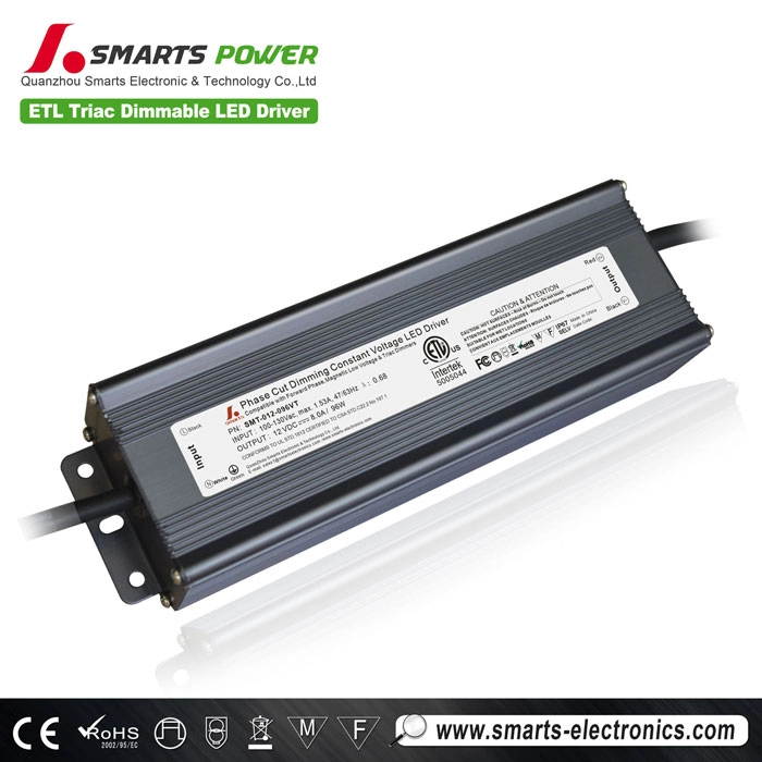 hoge stabiliteit led driver 12v 96w dimbare LED waterdichte voeding