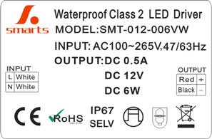 12V 6W LED-driver met constante spanning