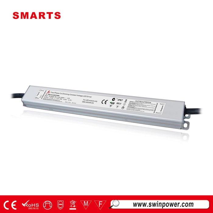 waterdichte IP67 voeding 12v 60w dimbare led driver voor led strip licht
