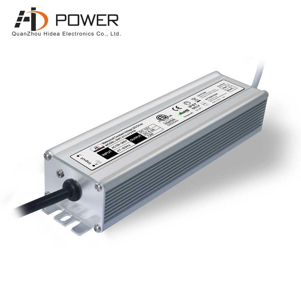 ETL 12V 72w universele led driver leveranciers