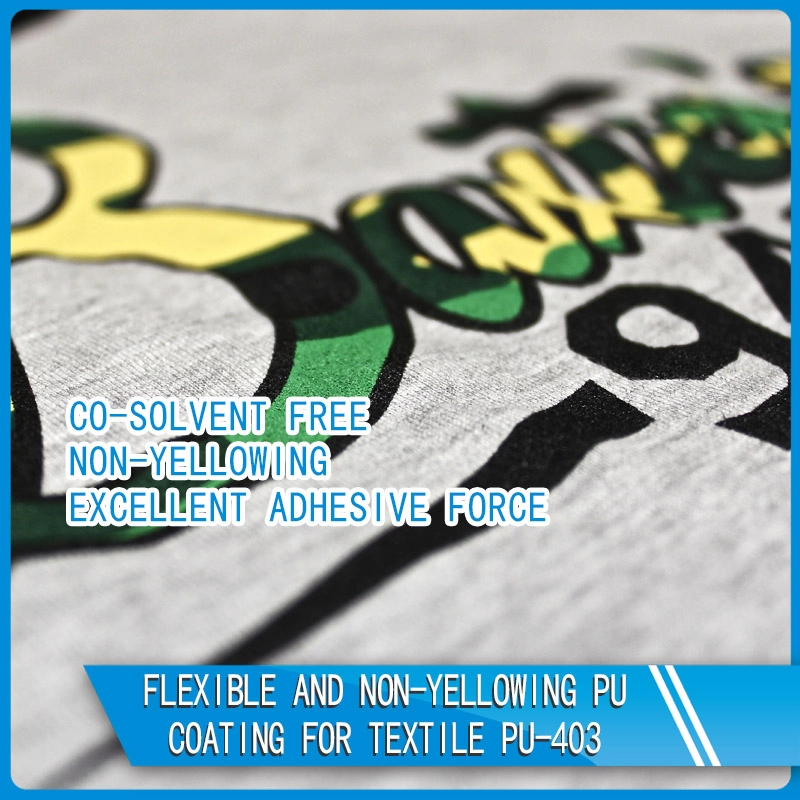 Flexibele en niet-vergelende PU-coating voor textiel PU-403