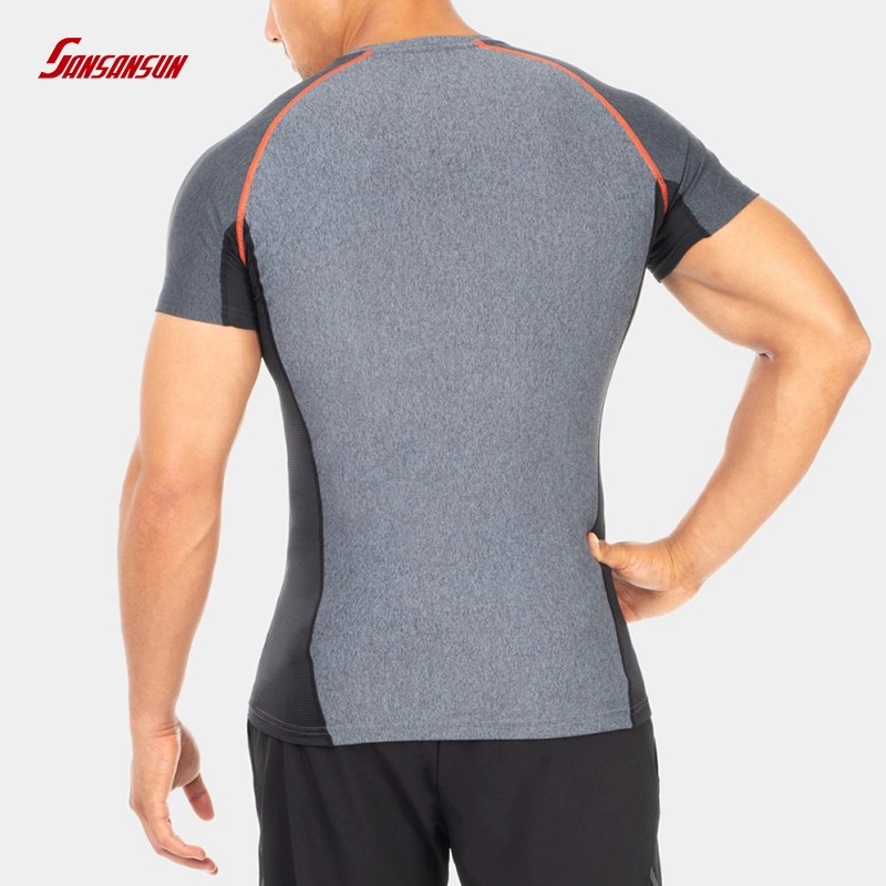 Gym Athletic Performance Muscle-fit trainingsshirt