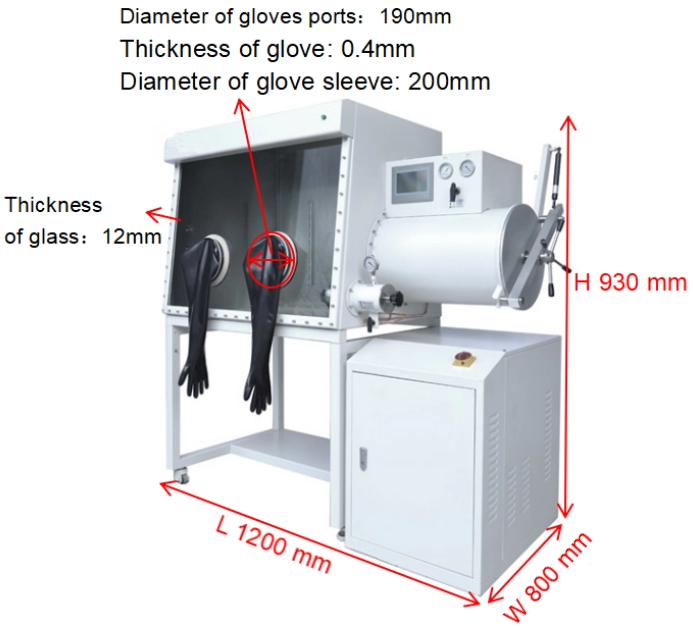 Maatwerk Laboratorium Vacuüm Handschoenenkastje met Zuiveringssysteem