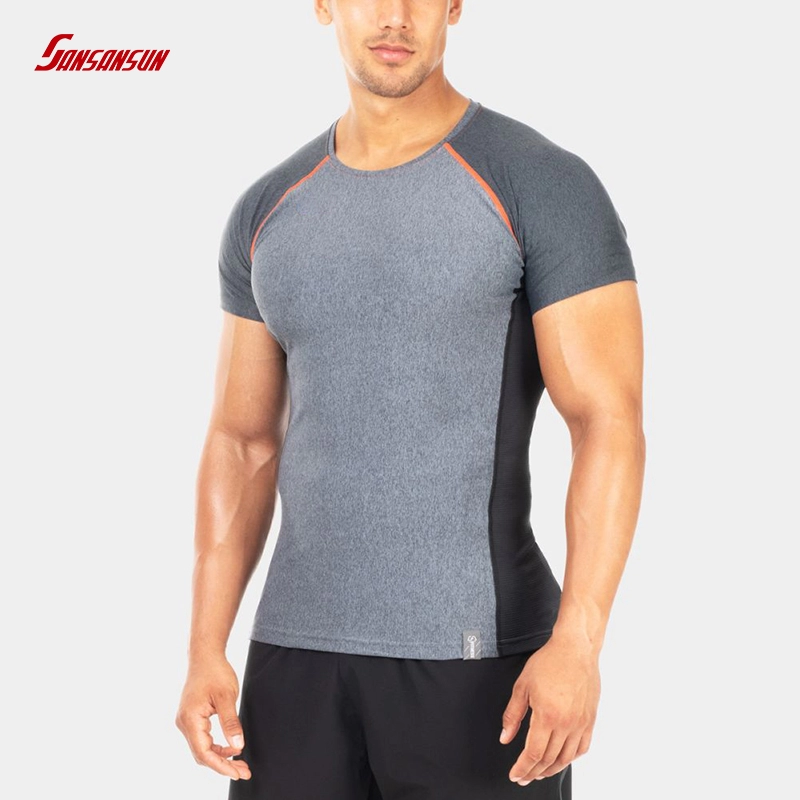 Gym Athletic Performance Muscle-fit trainingsshirt