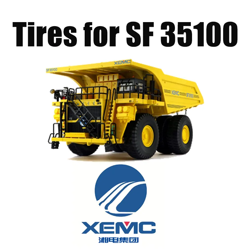 53/80R63 Grondverzetmachines OTR-banden met perfecte tractie voor XEMC SF35100-vrachtwagens