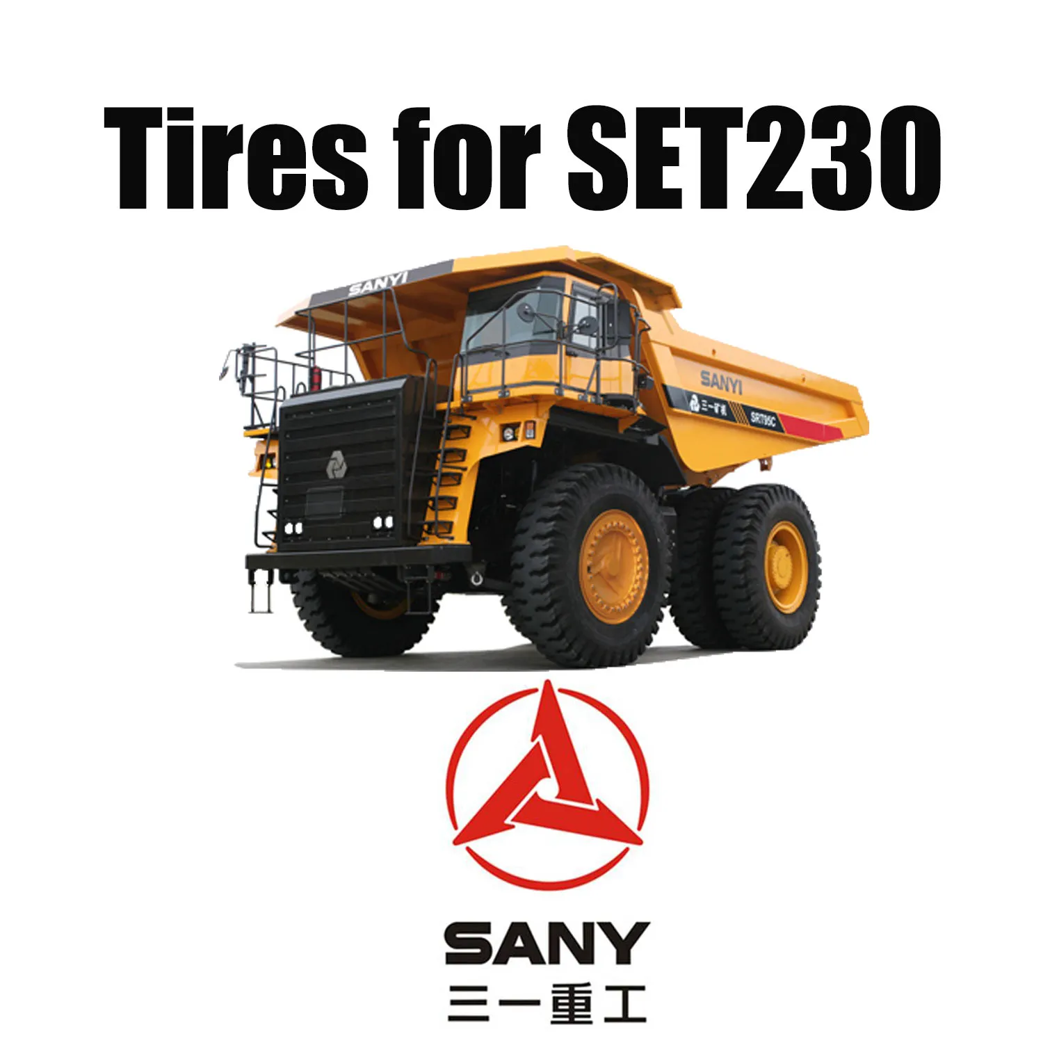 40.00R57 Radiale OTR-banden met uitstekend snijbestendig loopvlak voor mijnbouwtruck SANY SET230