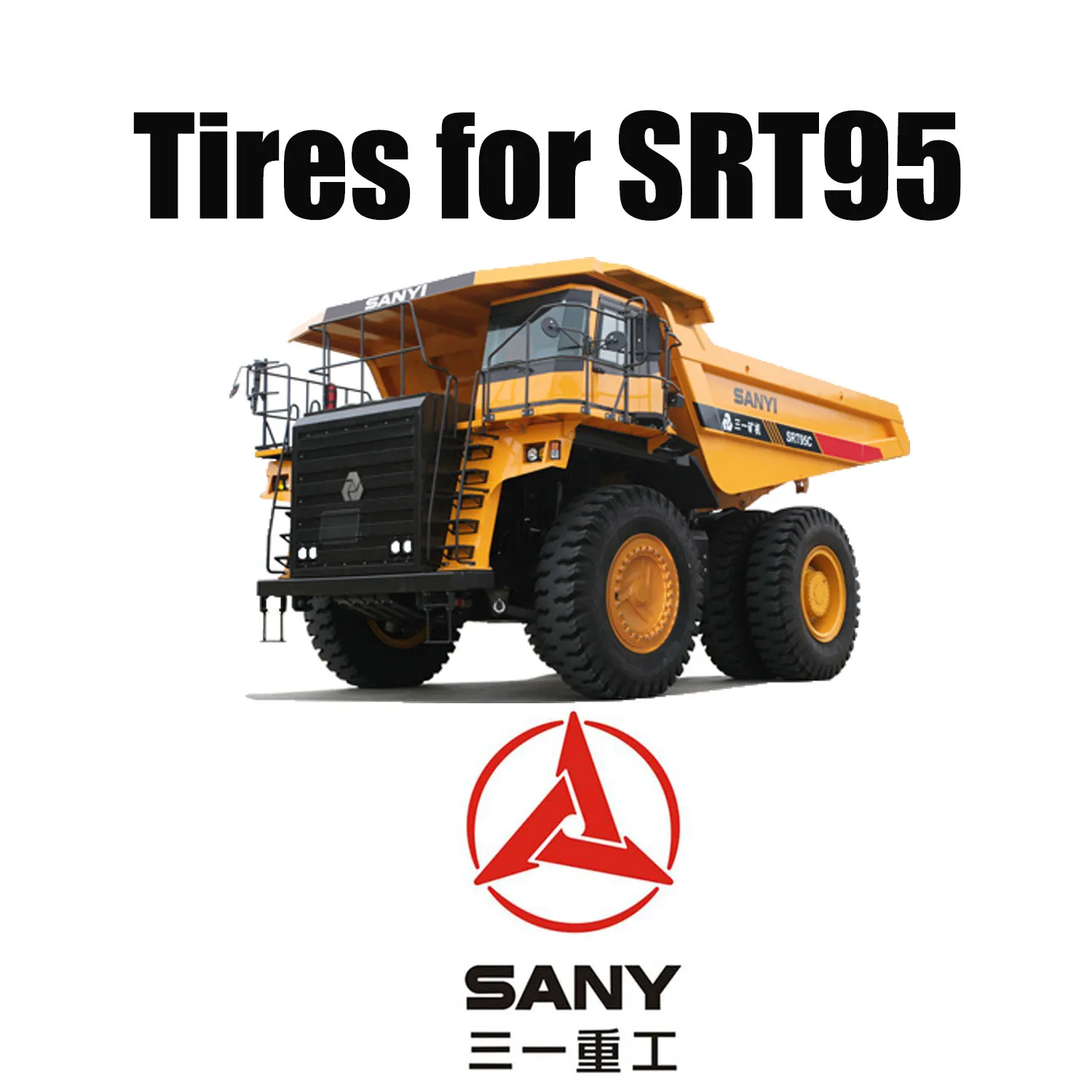 Premium kwaliteit gigantische grondverzetbanden 27.00R49 voor mijnbouwvrachtwagens SANY SRT95