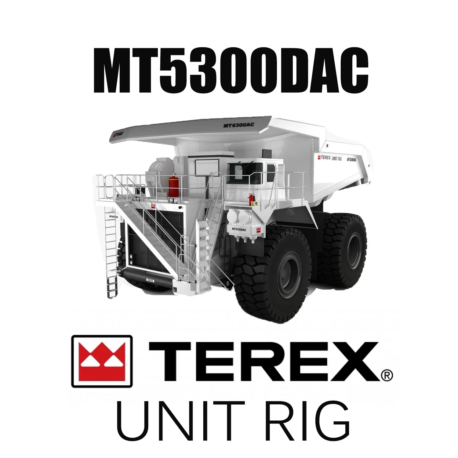 Gigantische 63-inch grondverzetmachine OTR-banden 53/80R63 voor mijnbouwapparatuur UNIT RIG MT5300DAC