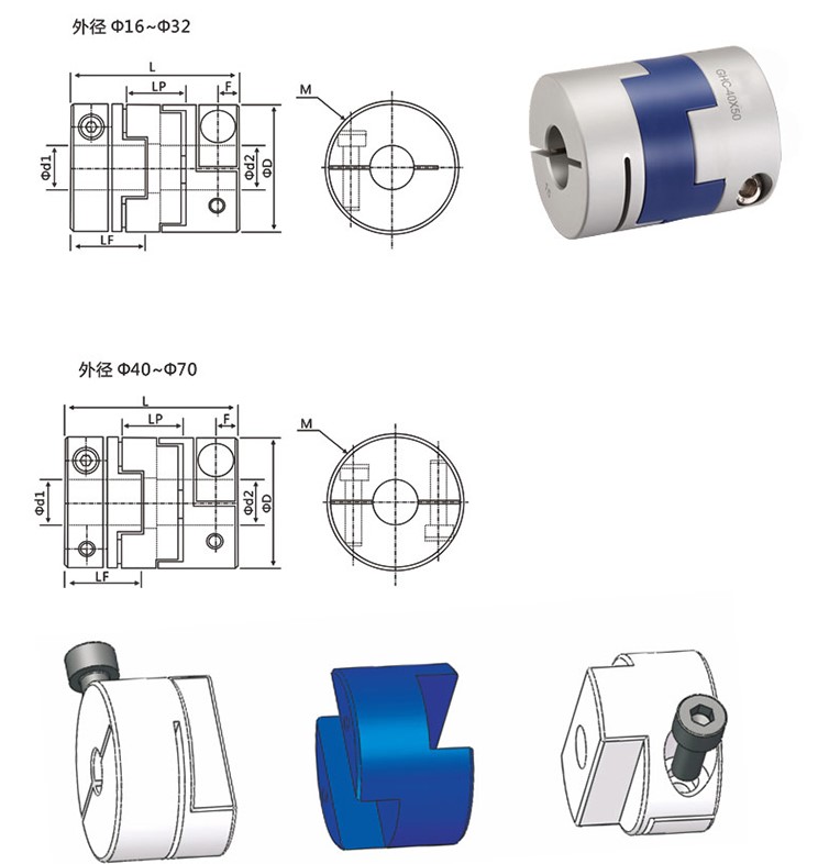 oldham coupling drawings