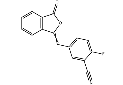 2-Fluor-5-[(3-oxo-1(3H)-isobenzofuranylideen)methyl]-benzonitril