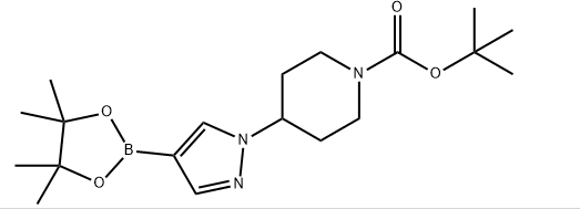tert-Butyl 4-[4-(4,4,5,5-tetramethyl-1,3,2-dioxaborolan-2-yl)-1H-pyrazol-1-yl]piperidine-1-carboxylaat