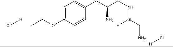 (S)-N1-(2-aminoethyl)-3-(4-ethoxyfenyl)propaan-1,2-diamine.3HCl