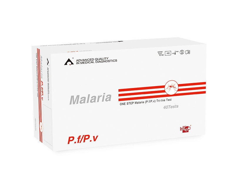 Eenstapsmalaria (Pf/Pv) drielijnstest